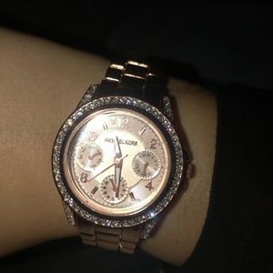 Rose gold Michael Kors watch